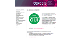 Desktop Screenshot of corodis.ch