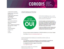Tablet Screenshot of corodis.ch